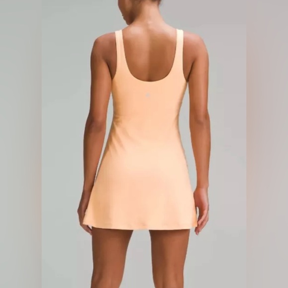 NEW Lululemon Align Dress Peach Bellini Built in Shorts Butterly Soft Size 2 - Picture 2 of 11